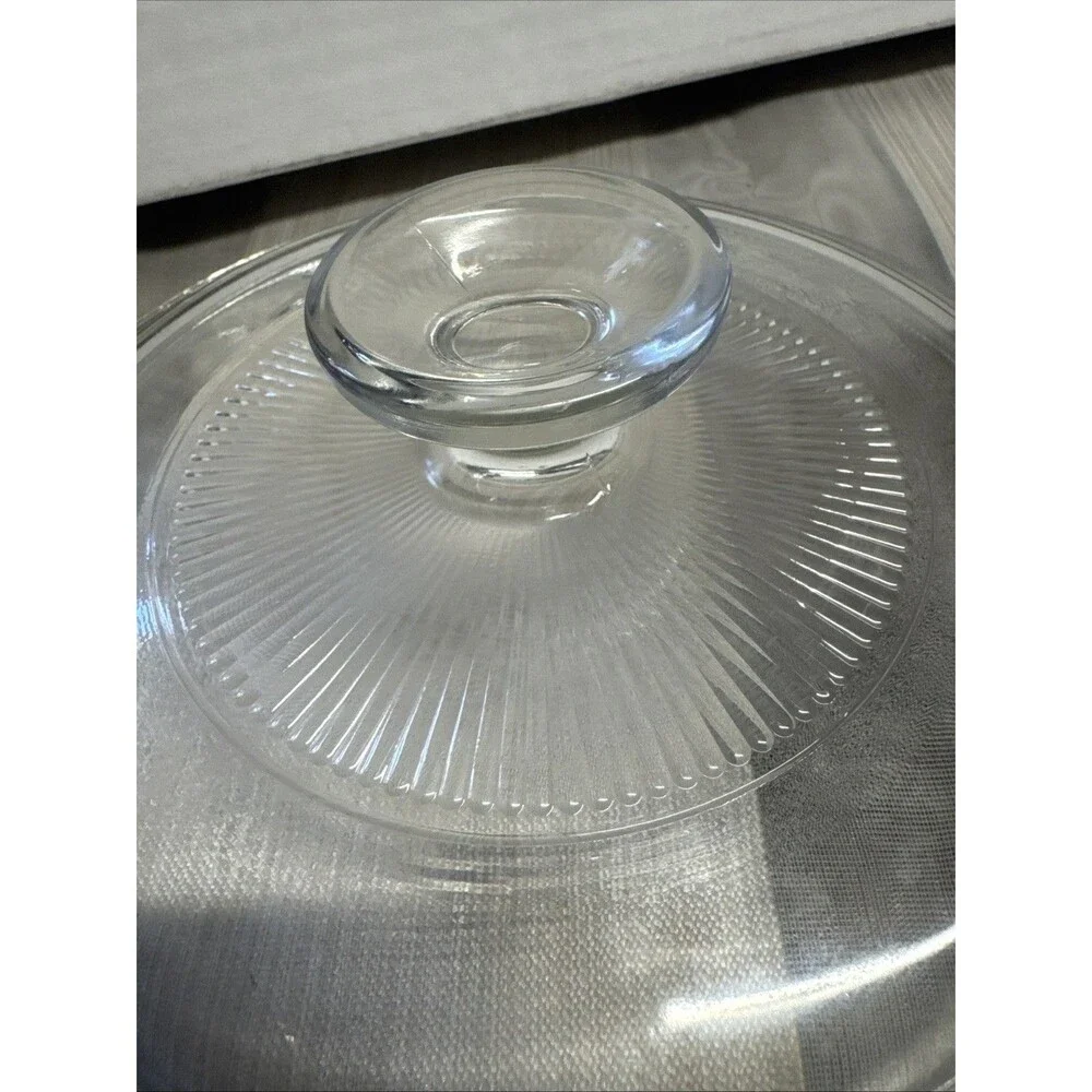 Vintage Pyrex G5C Replacement Glass Lid G-5-C Corning Ware‎ 8” Clear